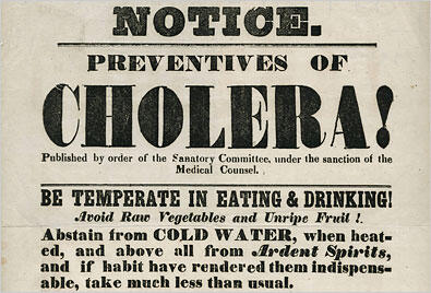 Cholera Warning